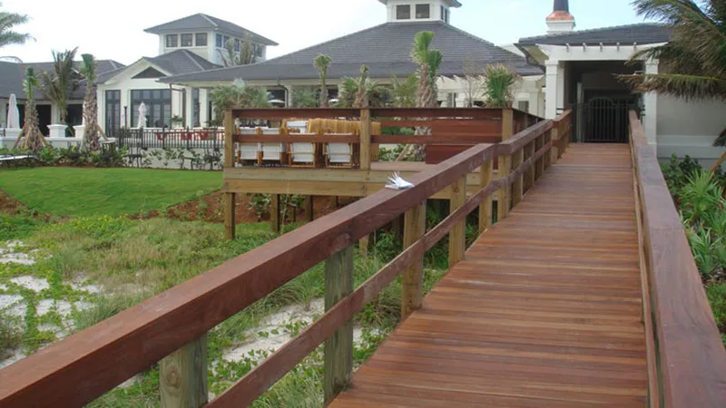Composite dune crossover walkway to the beach at John's Island
